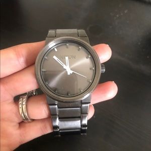 Nixon Gunmetal unisex watch